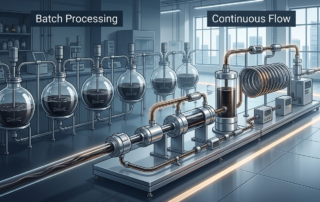 The transition of graphene manufacturing from batch processing to continuous flow systems featured image
